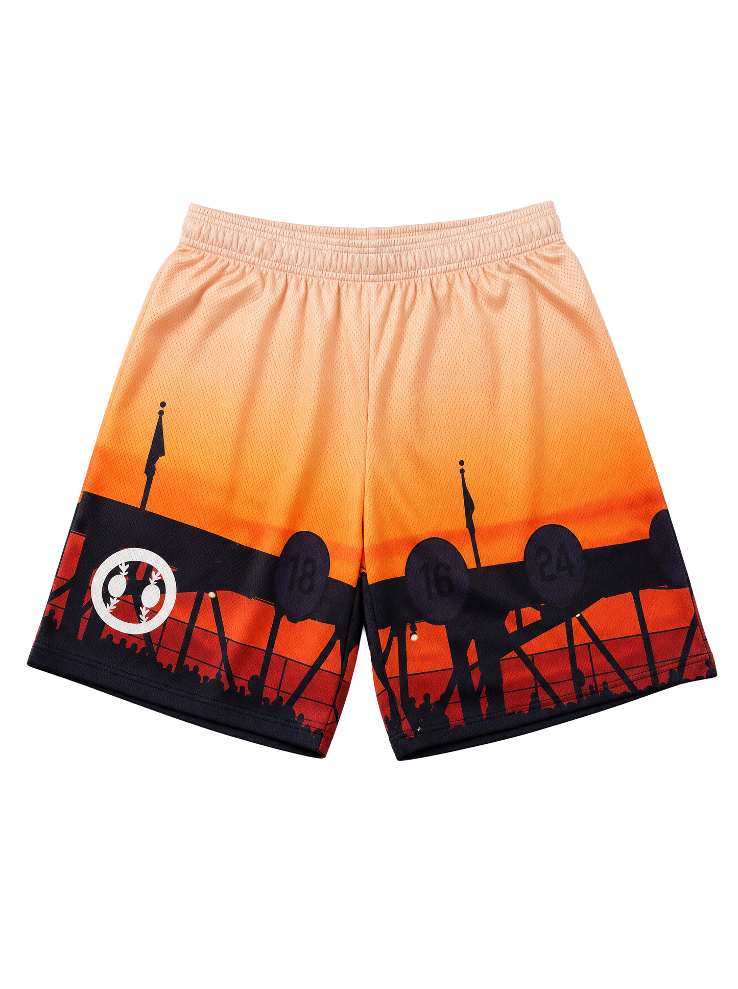 "Sunset Over Citi" Mesh Shorts